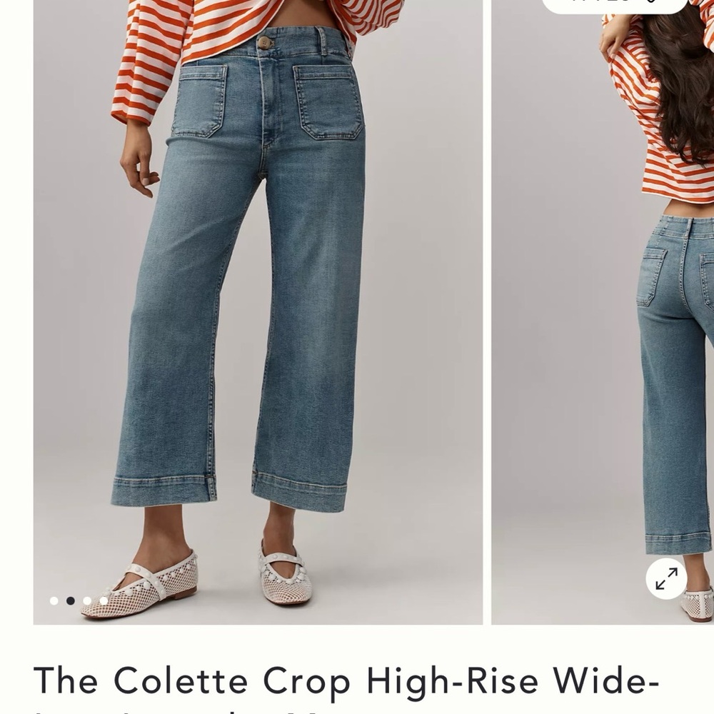 Maeve Light Blue Denim Waistband Jeans